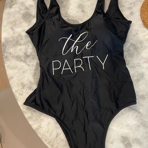 The party bachelorette bathing suit